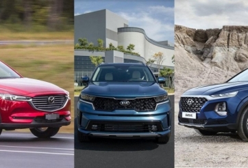 Kia Sorento 2021 có gì khác biệt Mazda CX-8, Hyundai SantaFe?